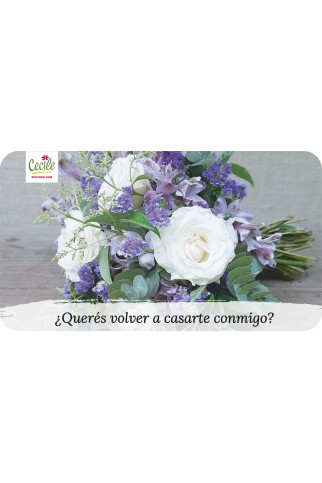 ¿Querés volver a casarte conmigo?