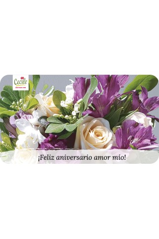 ¡Feliz aniversario amor mío!
