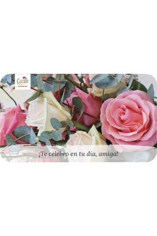 ¡Te celebro en tu día, amiga!