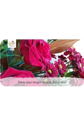 Para una mujer única ¡Feliz día!