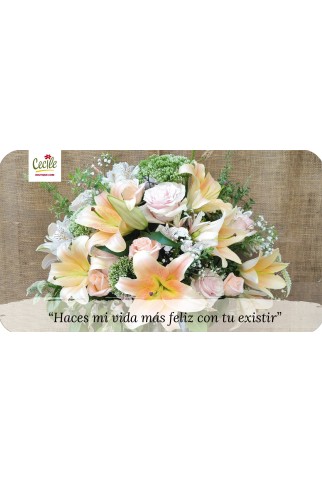 Gift Card - Haces mi vida mas feliz con tu existir
