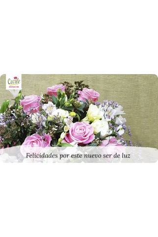 Felicidades por éste nuevo ser de luz