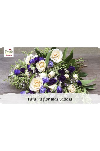 Para mi flor más valiosa